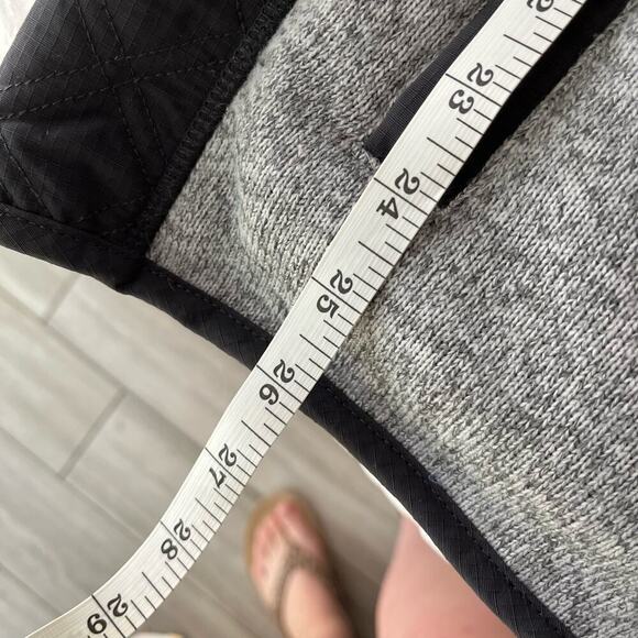 Orvis Men's Denali Fleece Sweater Vest Full Zip Heather Gray With Pockets Medium - Picture 4 of 8